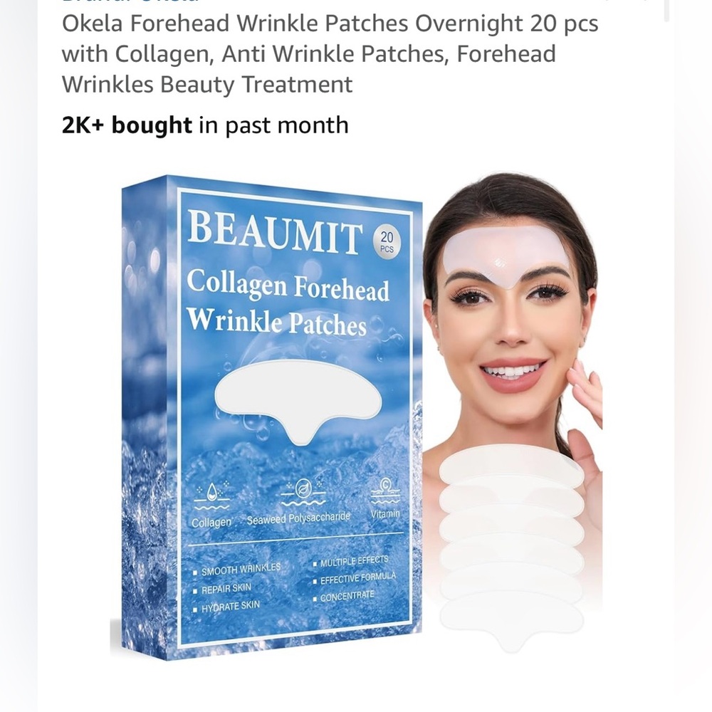 Beaumit Collagen Forehead Wrinkle Patches